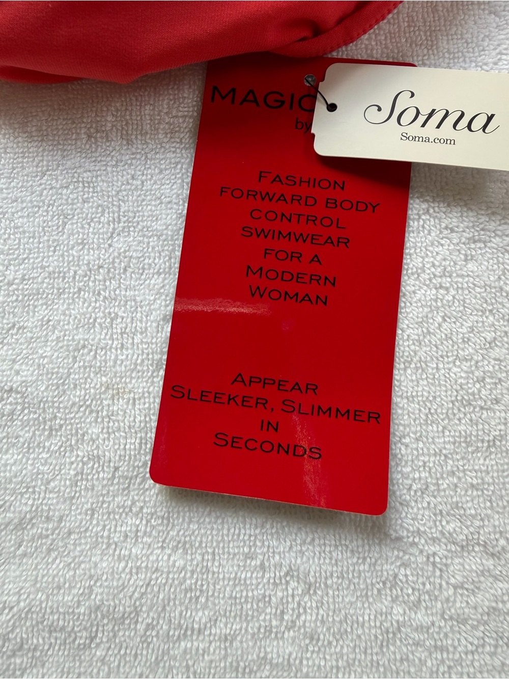 Magicsuit By Miraclesuit Soma Size 16 NWT Strappy Orange Tankini Top & Bottoms - Picture 7 of 13